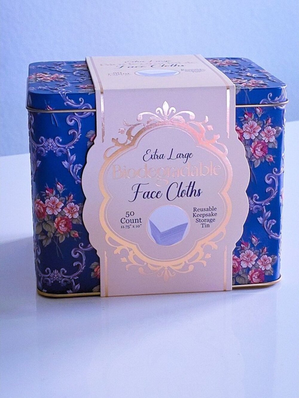 Extra Large 50 Biodegradable  Makeup Remover Face Cloth Wipes